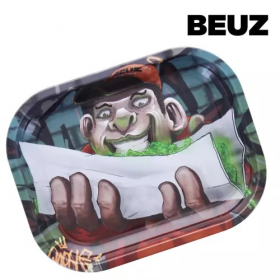 BEUZ - Plateau de roulage Rolling métal 18x14cm